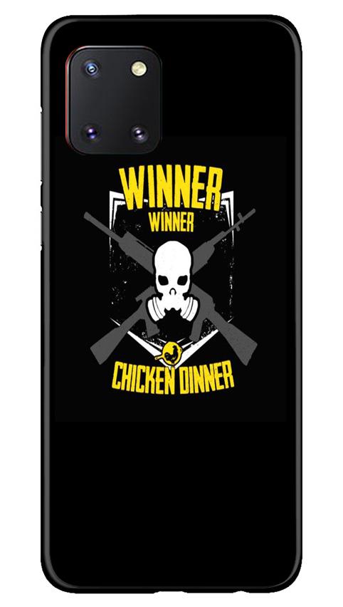 Winner Winner Chicken Dinner Mobile Back Case for Samsung Note 10 Lite (Design - 178) Winner Winner Chicken Dinner Case for Samsung Note 10 Lite (Design - 178)