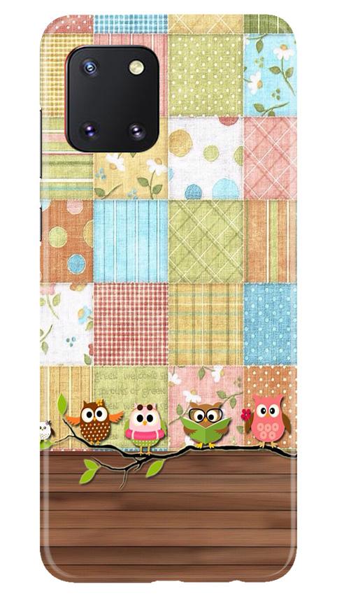 Owls Mobile Back Case for Samsung Note 10 Lite (Design - 202) Owls Case for Samsung Note 10 Lite (Design - 202)
