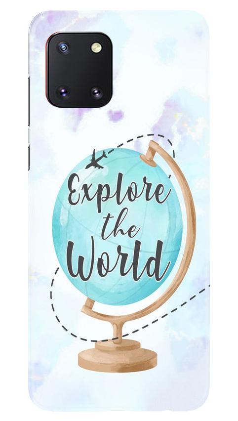 Explore the World Mobile Back Case for Samsung Note 10 Lite (Design - 207) Explore the World Case for Samsung Note 10 Lite (Design No. 207)