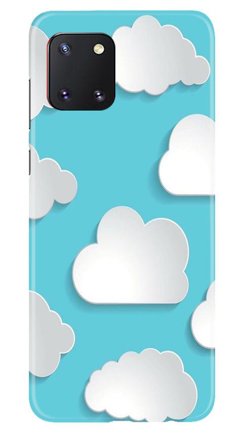 Clouds Mobile Back Case for Samsung Note 10 Lite (Design - 210) Clouds Case for Samsung Note 10 Lite (Design No. 210)