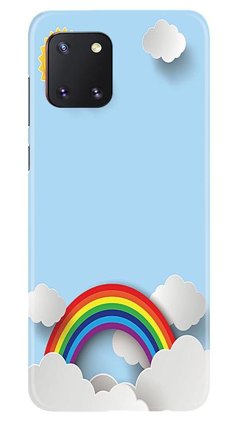 Rainbow Mobile Back Case for Samsung Note 10 Lite (Design - 225) Rainbow Case for Samsung Note 10 Lite (Design No. 225)