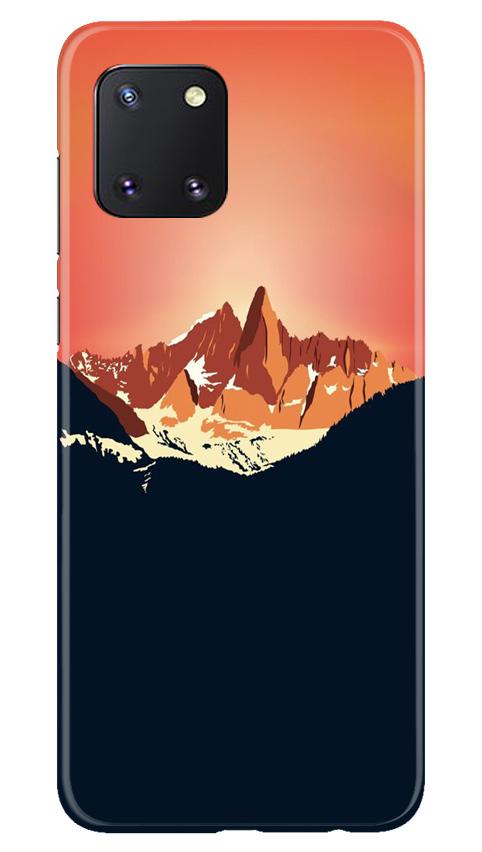 Mountains Mobile Back Case for Samsung Note 10 Lite (Design - 227) Mountains Case for Samsung Note 10 Lite (Design No. 227)