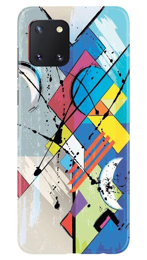 Modern Art Mobile Back Case for Samsung Note 10 Lite (Design - 235) Modern Art Case for Samsung Note 10 Lite (Design No. 235)