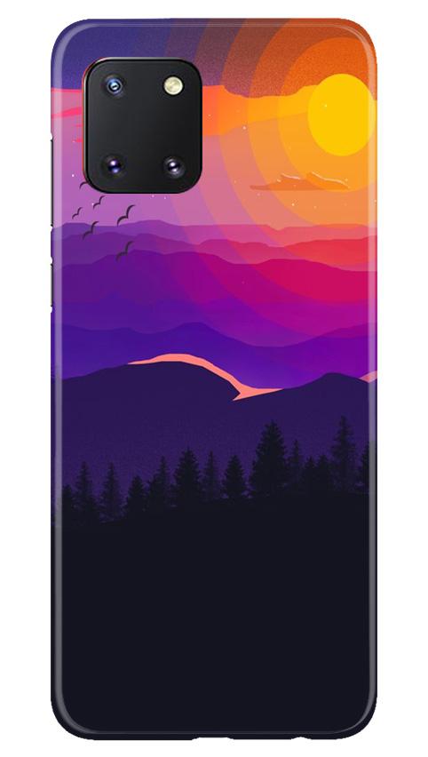 Sun Set Mobile Back Case for Samsung Note 10 Lite (Design - 279) Sun Set Case for Samsung Note 10 Lite (Design No. 279)