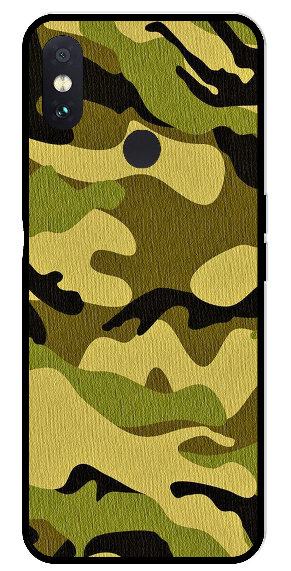 Army Pattern Metal Mobile Case for Redmi Note 5 Pro Army Pattern Metal Mobile Case for Redmi Note 5 Pro (Design No -35)