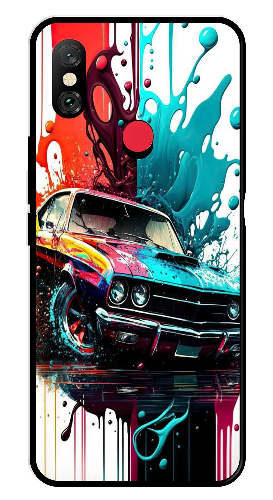 Vintage Car Metal Mobile Case for Redmi Note 6 Pro Vintage Car Metal Mobile Case for Redmi Note 6 Pro (Design No -29)