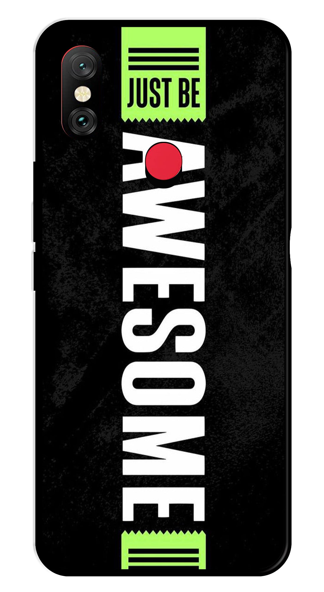 Awesome Metal Mobile Case for Redmi Note 6 Pro Awesome Metal Mobile Case for Redmi Note 6 Pro (Design No -33)