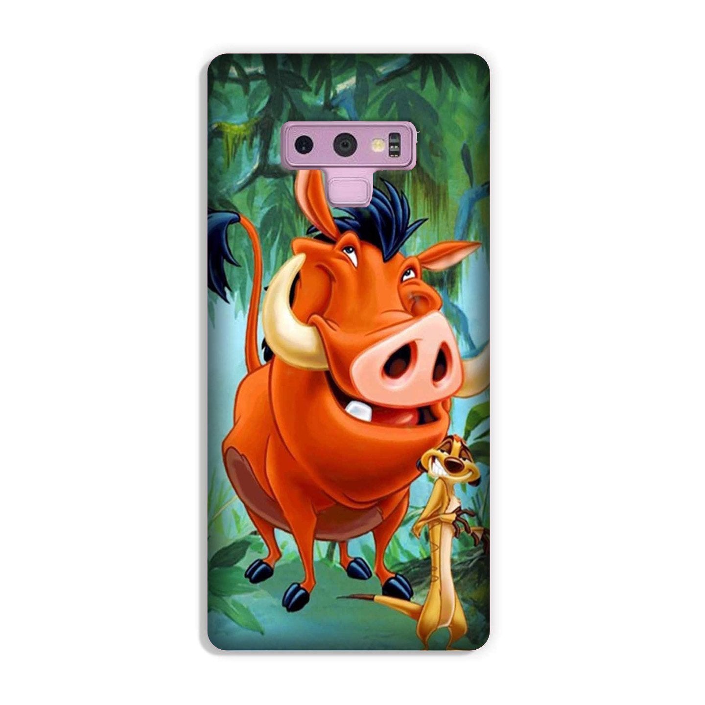 Timon and Pumbaa Mobile Back Case for Galaxy Note 9(Design - 305)