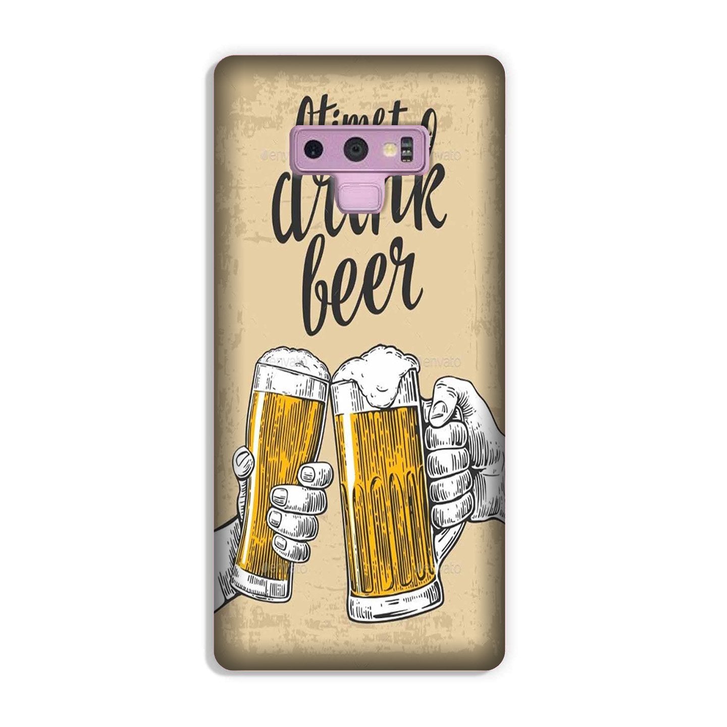 Drink Beer Mobile Back Case for Galaxy Note 9 (Design - 328) Drink Beer Mobile Back Case for Galaxy Note 9 (Design - 328)