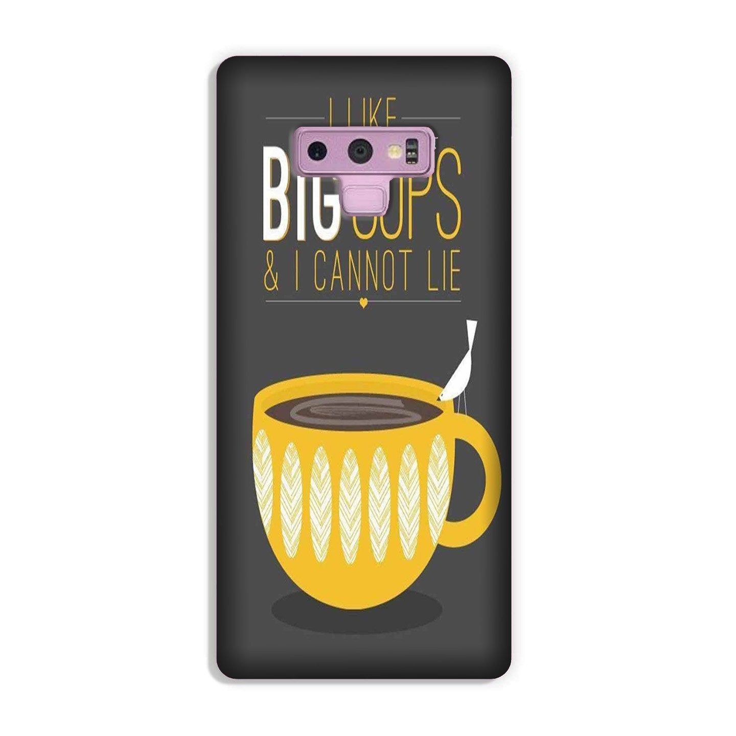 Big Cups Coffee Mobile Back Case for Galaxy Note 9(Design - 352)