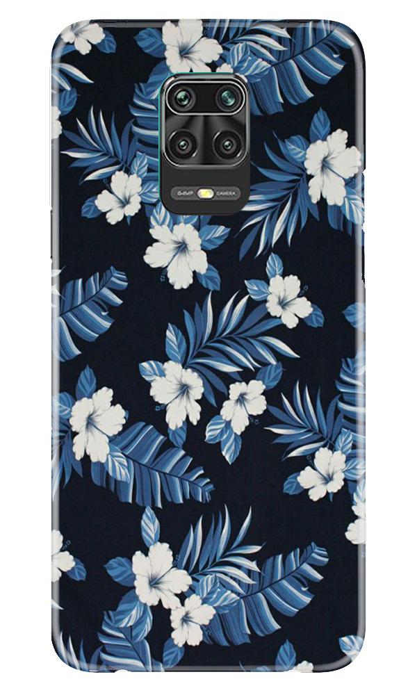White flowers Blue Background2 Mobile Back Case for Xiaomi Redmi Note 9 Pro (Design - 15) White flowers Blue Background2 Case for Xiaomi Redmi Note 9 Pro