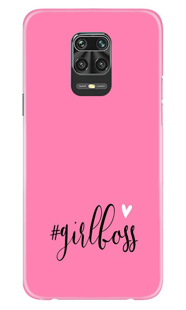 Girl Boss Pink Mobile Back Case for Xiaomi Redmi Note 9 Pro (Design - 269) Girl Boss Pink Case for Xiaomi Redmi Note 9 Pro (Design No. 269)