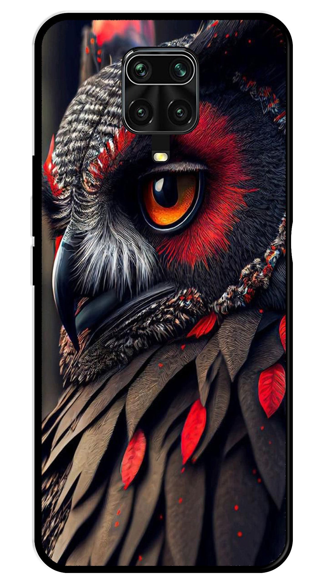 Owl Design Metal Mobile Case for Redmi Note 9 Pro Max Owl Design Metal Mobile Case for Redmi Note 9 Pro Max (Design No -26)