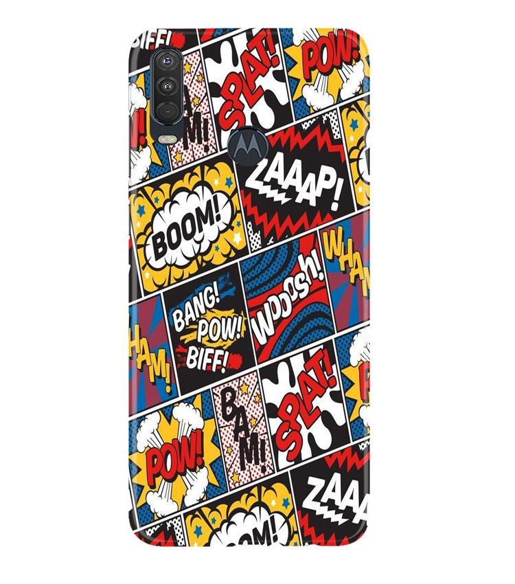 Boom Mobile Back Case for Moto One Action (Design - 302) Boom Mobile Back Case for Moto One Action (Design - 302)