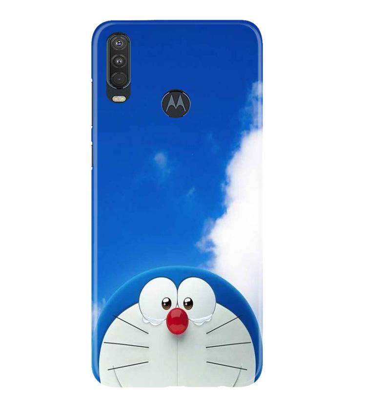 Doremon Mobile Back Case for Moto One Action (Design - 326) Doremon Mobile Back Case for Moto One Action (Design - 326)