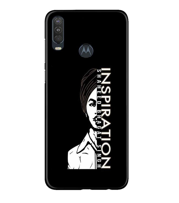 Bhagat Singh Mobile Back Case for Moto One Action (Design - 329) Bhagat Singh Mobile Back Case for Moto One Action (Design - 329)