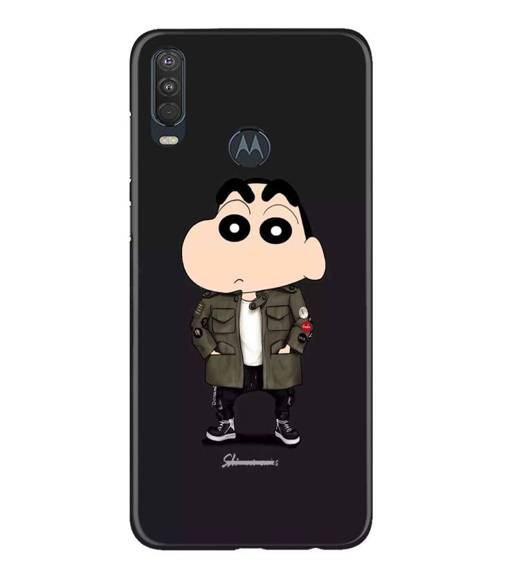 Shin Chan Mobile Back Case for Moto One Action (Design - 391) Shin Chan Mobile Back Case for Moto One Action (Design - 391)
