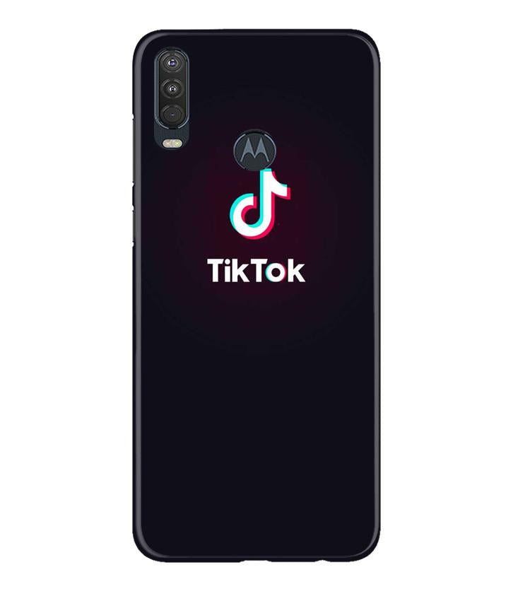 Tiktok Mobile Back Case for Moto One Action (Design - 396) Tiktok Mobile Back Case for Moto One Action (Design - 396)