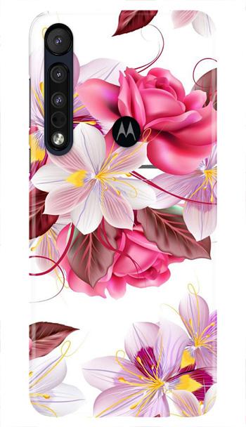 Beautiful flowers Mobile Back Case for Moto One Macro (Design - 23) Beautiful flowers Case for Moto One Macro