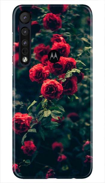 Red Rose Mobile Back Case for Moto One Macro (Design - 66) Red Rose Case for Moto One Macro