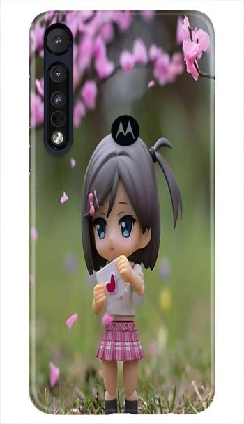 Cute Girl Mobile Back Case for Moto One Macro (Design - 92) Cute Girl Case for Moto One Macro