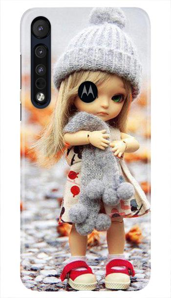 Cute Doll Mobile Back Case for Moto One Macro (Design - 93) Cute Doll Case for Moto One Macro
