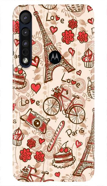 Love Paris Mobile Back Case for Moto One Macro (Design - 103) Love Paris Case for Moto One Macro (Design - 103)