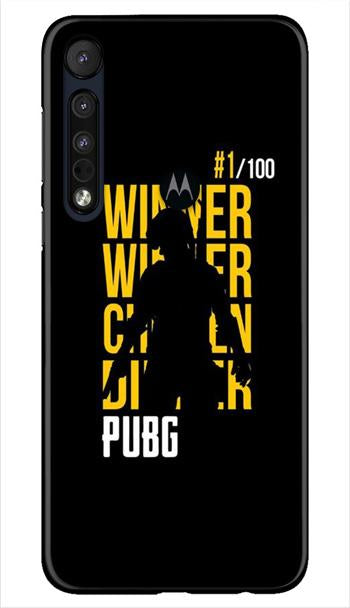 Pubg Winner Winner Mobile Back Case for Moto One Macro (Design - 177) Pubg Winner Winner Case for Moto One Macro (Design - 177)