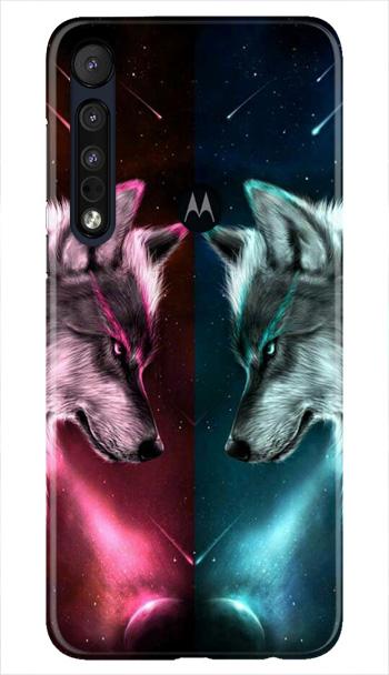 Wolf fight Mobile Back Case for Moto One Macro (Design - 221) Wolf fight Case for Moto One Macro (Design No. 221)