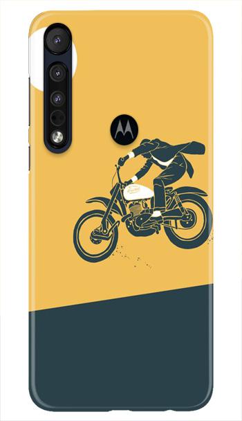 Bike Lovers Mobile Back Case for Moto One Macro (Design - 256) Bike Lovers Case for Moto One Macro (Design No. 256)