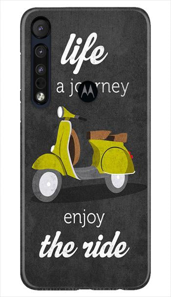 Life is a Journey Mobile Back Case for Moto One Macro (Design - 261) Life is a Journey Case for Moto One Macro (Design No. 261)