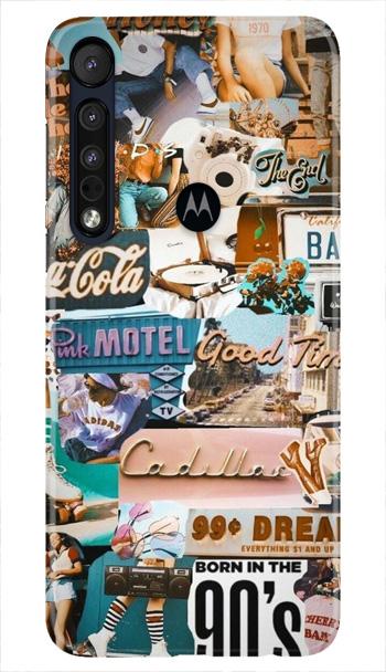 Vintage Design Mobile Back Case for Moto One Macro (Design - 284) Vintage Design Case for Moto One Macro (Design No. 284)