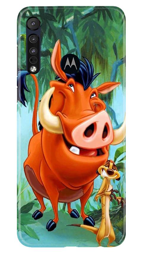 Timon and Pumbaa Mobile Back Case for Moto One Macro (Design - 305) Timon and Pumbaa Mobile Back Case for Moto One Macro (Design - 305)