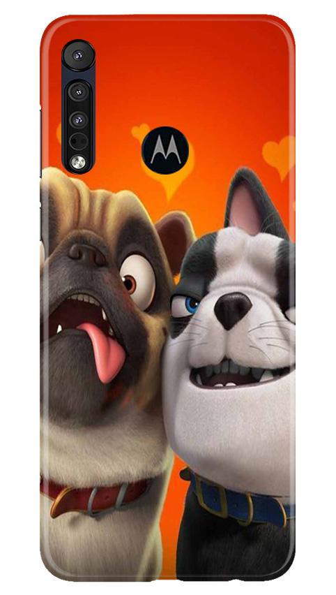 Dog Puppy Mobile Back Case for Moto One Macro (Design - 350) Dog Puppy Mobile Back Case for Moto One Macro (Design - 350)