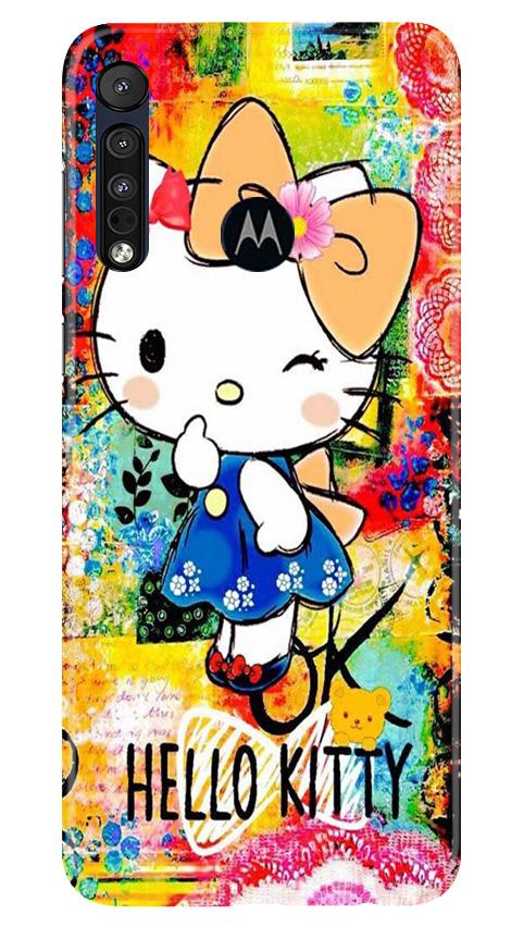 Hello Kitty Mobile Back Case for Moto One Macro (Design - 362) Hello Kitty Mobile Back Case for Moto One Macro (Design - 362)