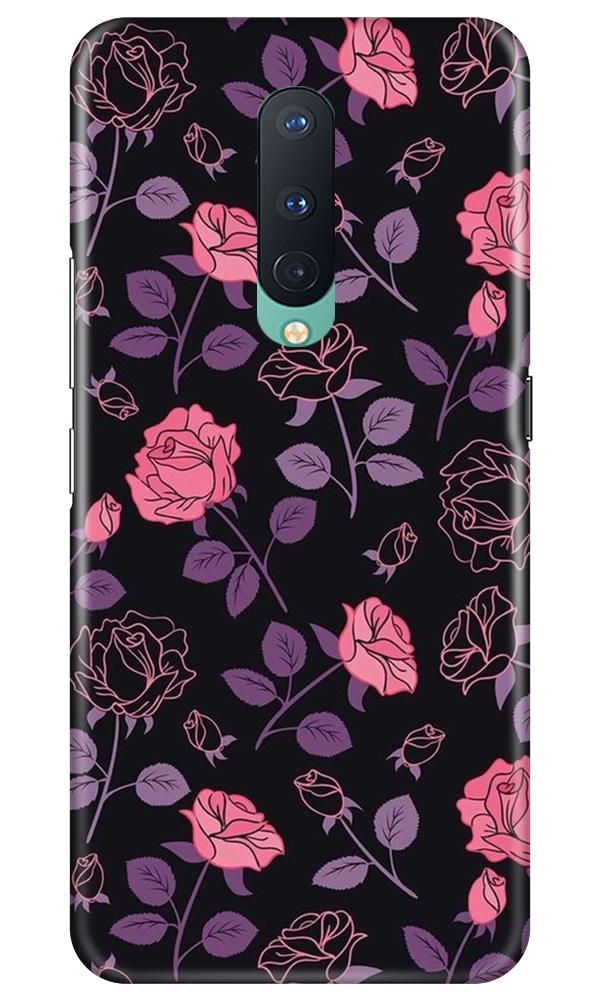 Rose Pattern Mobile Back Case for OnePlus 8 (Design - 2) Rose Pattern Case for OnePlus 8