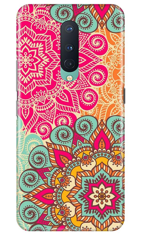Rangoli art Mobile Back Case for OnePlus 8 (Design - 6) Rangoli art Case for OnePlus 8