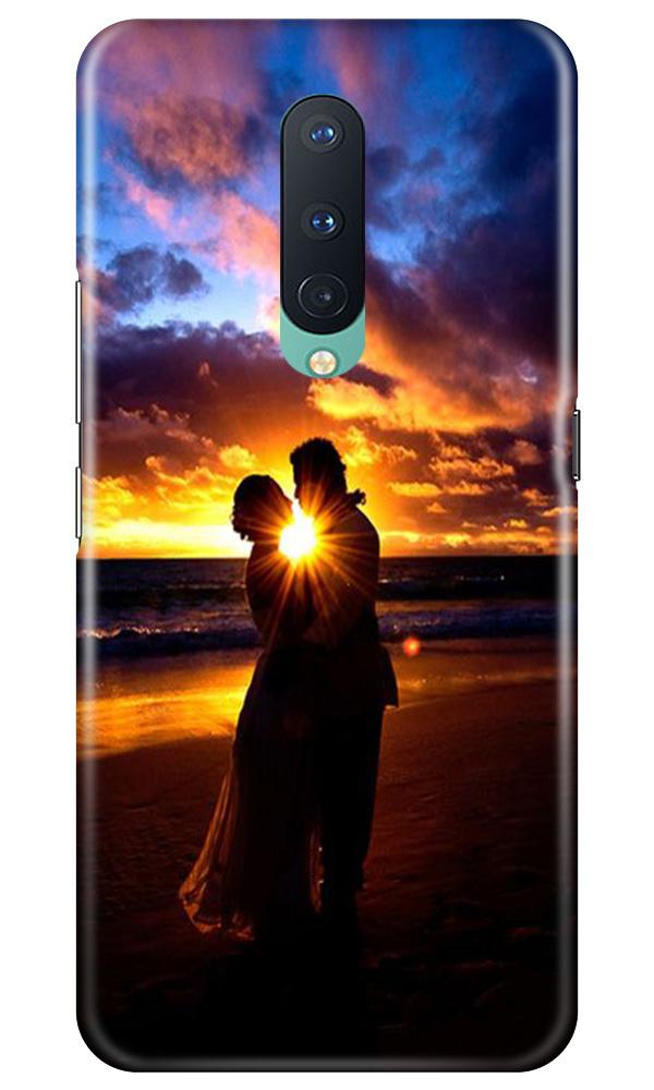 Couple Sea shore Mobile Back Case for OnePlus 8 (Design - 13) Couple Sea shore Case for OnePlus 8