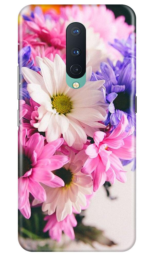 Coloful Daisy Mobile Back Case for OnePlus 8 (Design - 73) Coloful Daisy Case for OnePlus 8
