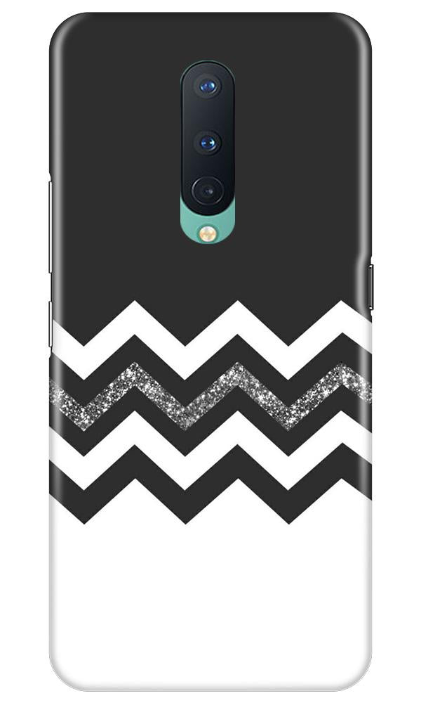 Black white Pattern2Mobile Back Case for OnePlus 8 (Design - 83) Black white Pattern2Case for OnePlus 8