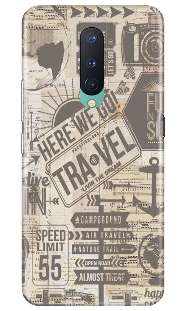 Travel Mobile Back Case for OnePlus 8 (Design - 104) Travel Case for OnePlus 8 (Design - 104)