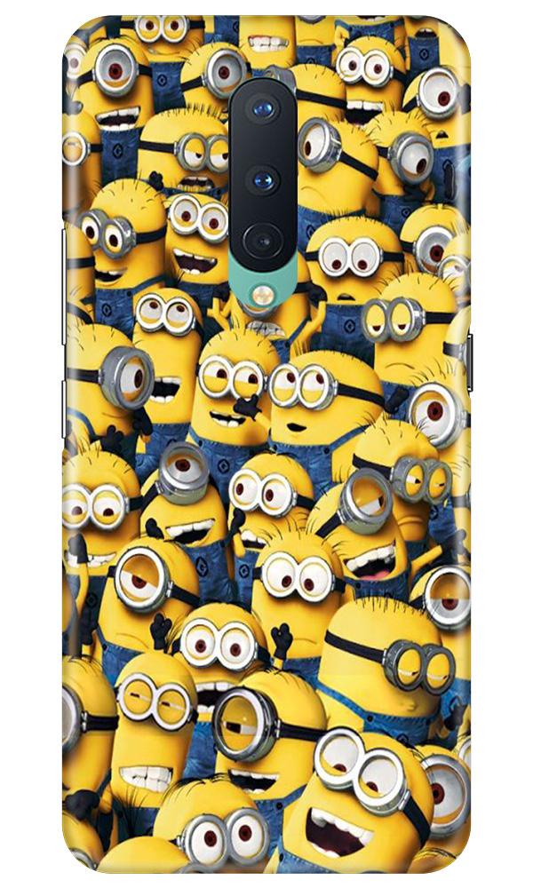 Minions Mobile Back Case for OnePlus 8 (Design - 126) Minions Case for OnePlus 8 (Design - 126)