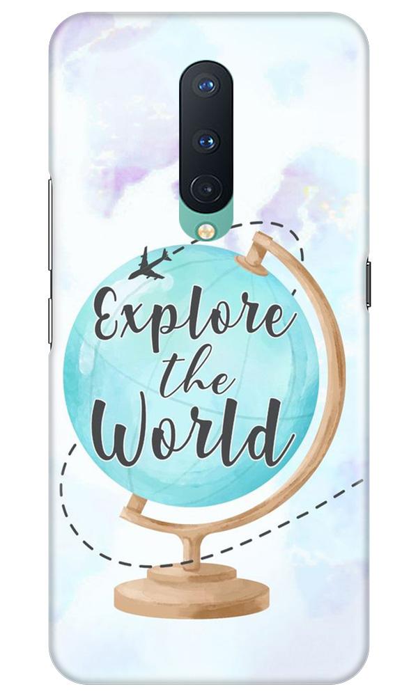 Explore the World Mobile Back Case for OnePlus 8 (Design - 207) Explore the World Case for OnePlus 8 (Design No. 207)