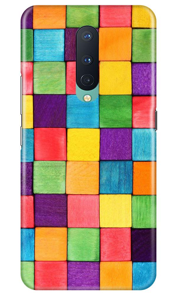 Colorful Square Mobile Back Case for OnePlus 8 (Design - 218) Colorful Square Case for OnePlus 8 (Design No. 218)