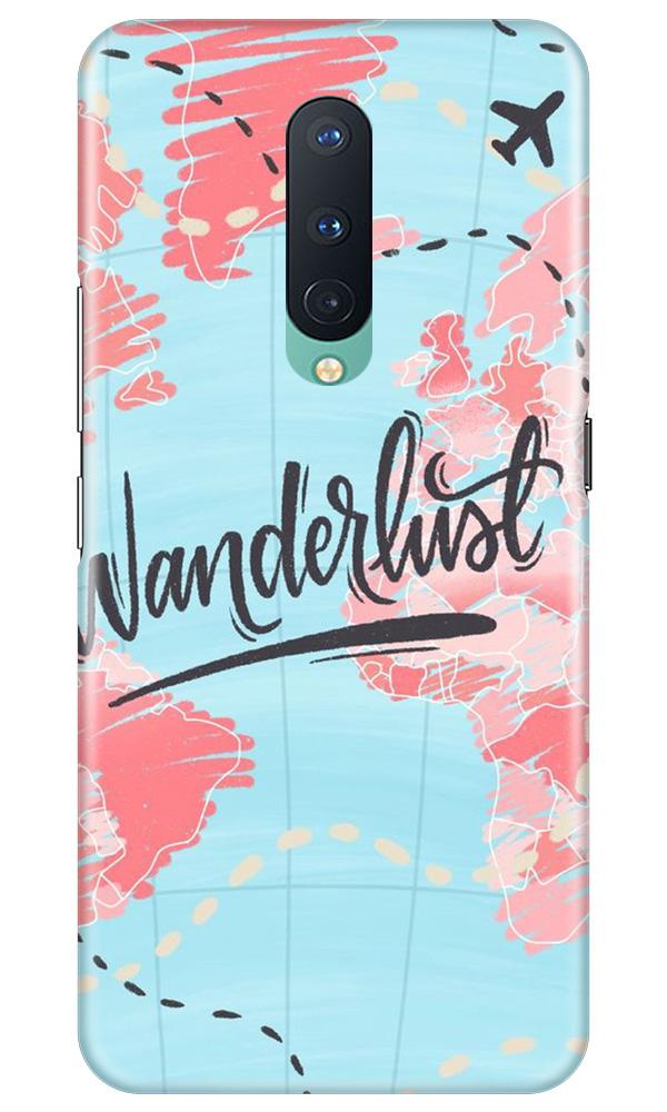 Wonderlust Travel Mobile Back Case for OnePlus 8 (Design - 223) Wonderlust Travel Case for OnePlus 8 (Design No. 223)