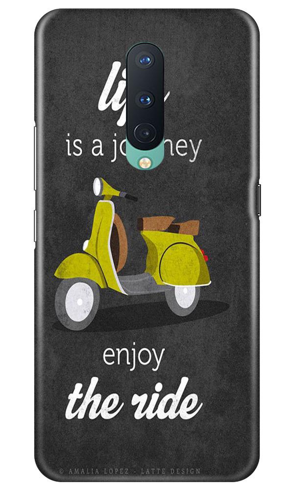 Life is a Journey Mobile Back Case for OnePlus 8 (Design - 261) Life is a Journey Case for OnePlus 8 (Design No. 261)