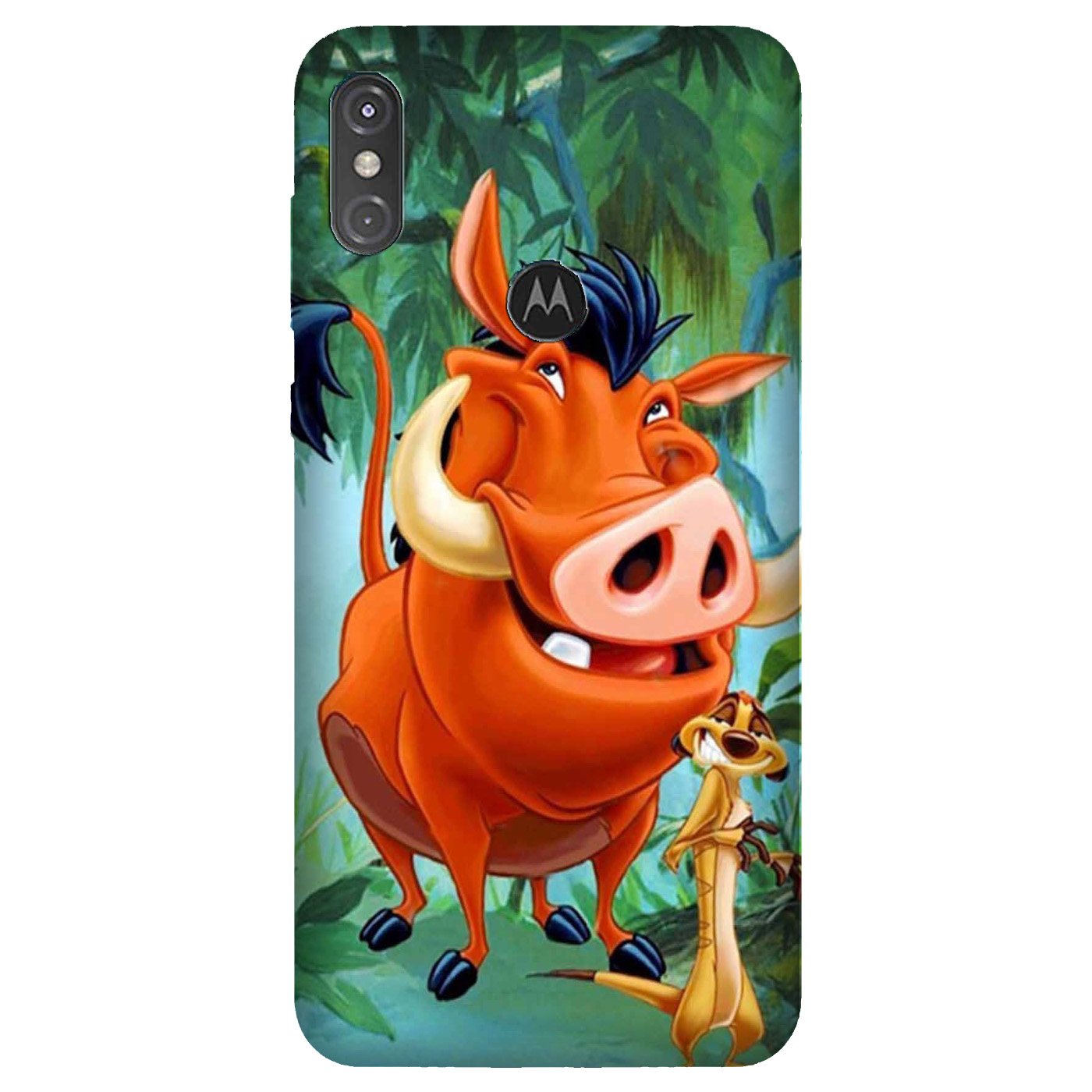 Timon and Pumbaa Mobile Back Case for Moto One Power (Design - 305) Timon and Pumbaa Mobile Back Case for Moto One Power (Design - 305)