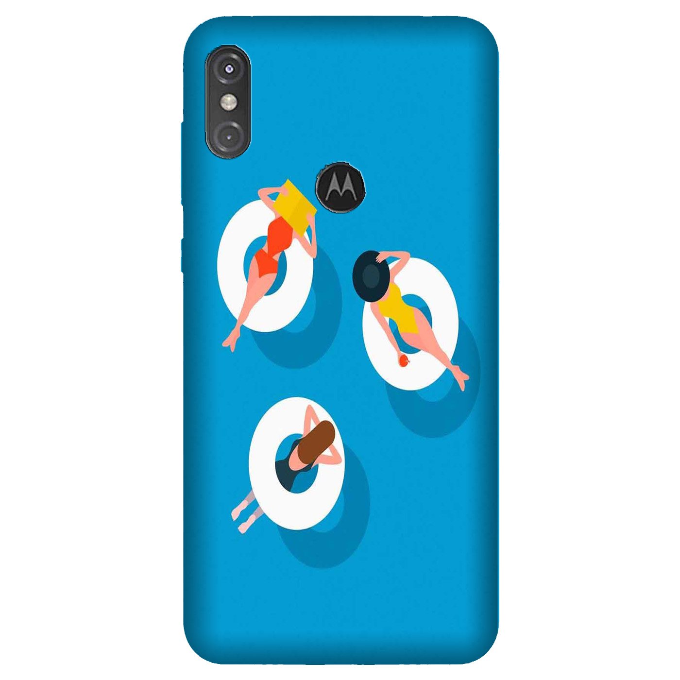 Girlish Mobile Back Case for Moto One Power (Design - 306) Girlish Mobile Back Case for Moto One Power (Design - 306)