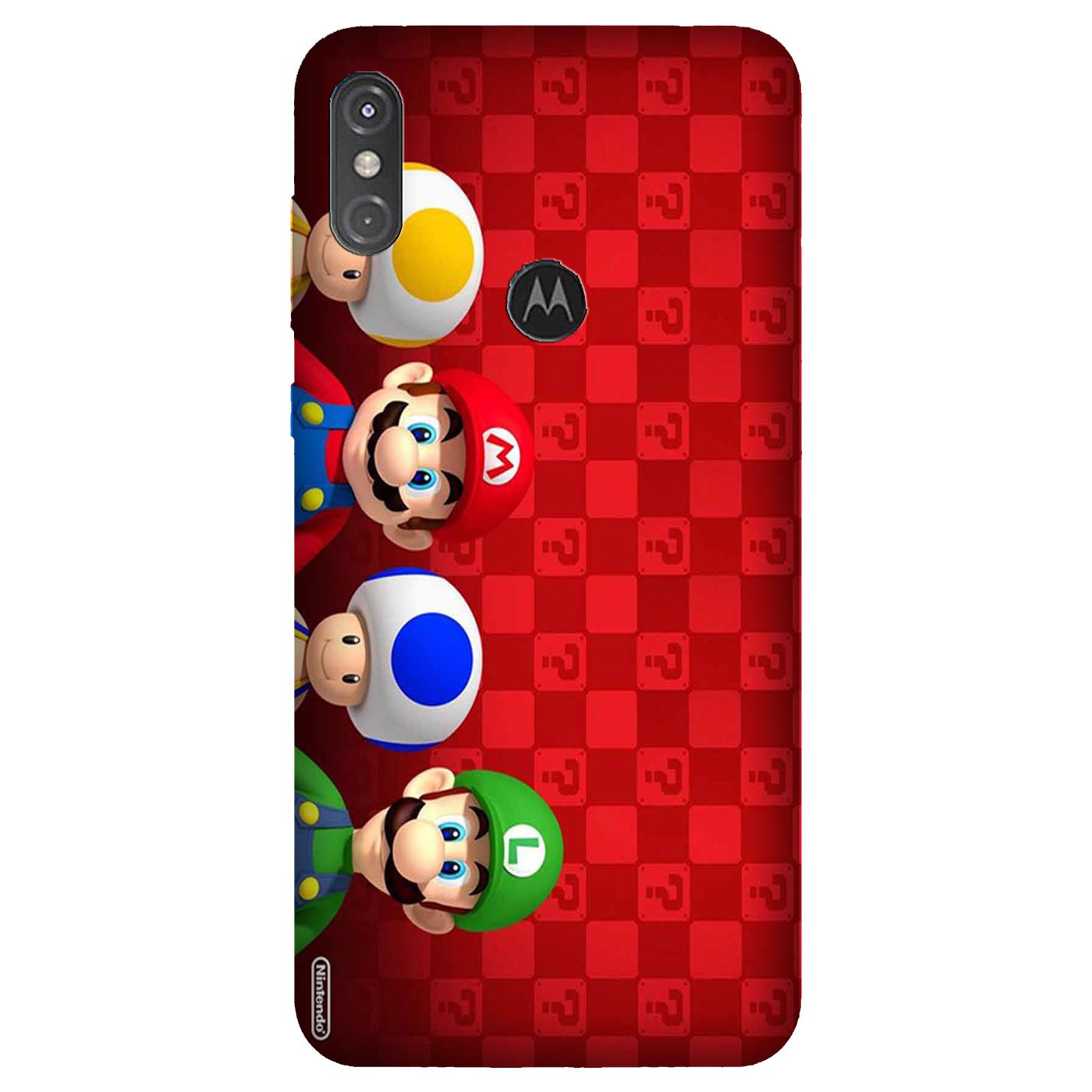 Mario Mobile Back Case for Moto One Power (Design - 337) Mario Mobile Back Case for Moto One Power (Design - 337)