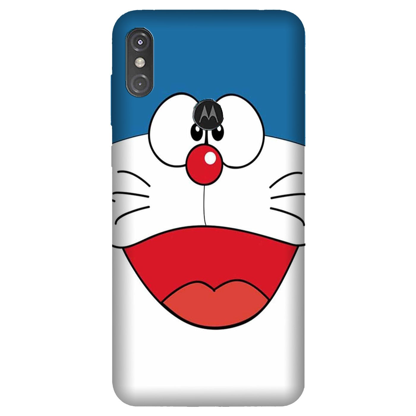 Doremon Mobile Back Case for Moto One Power (Design - 340) Doremon Mobile Back Case for Moto One Power (Design - 340)